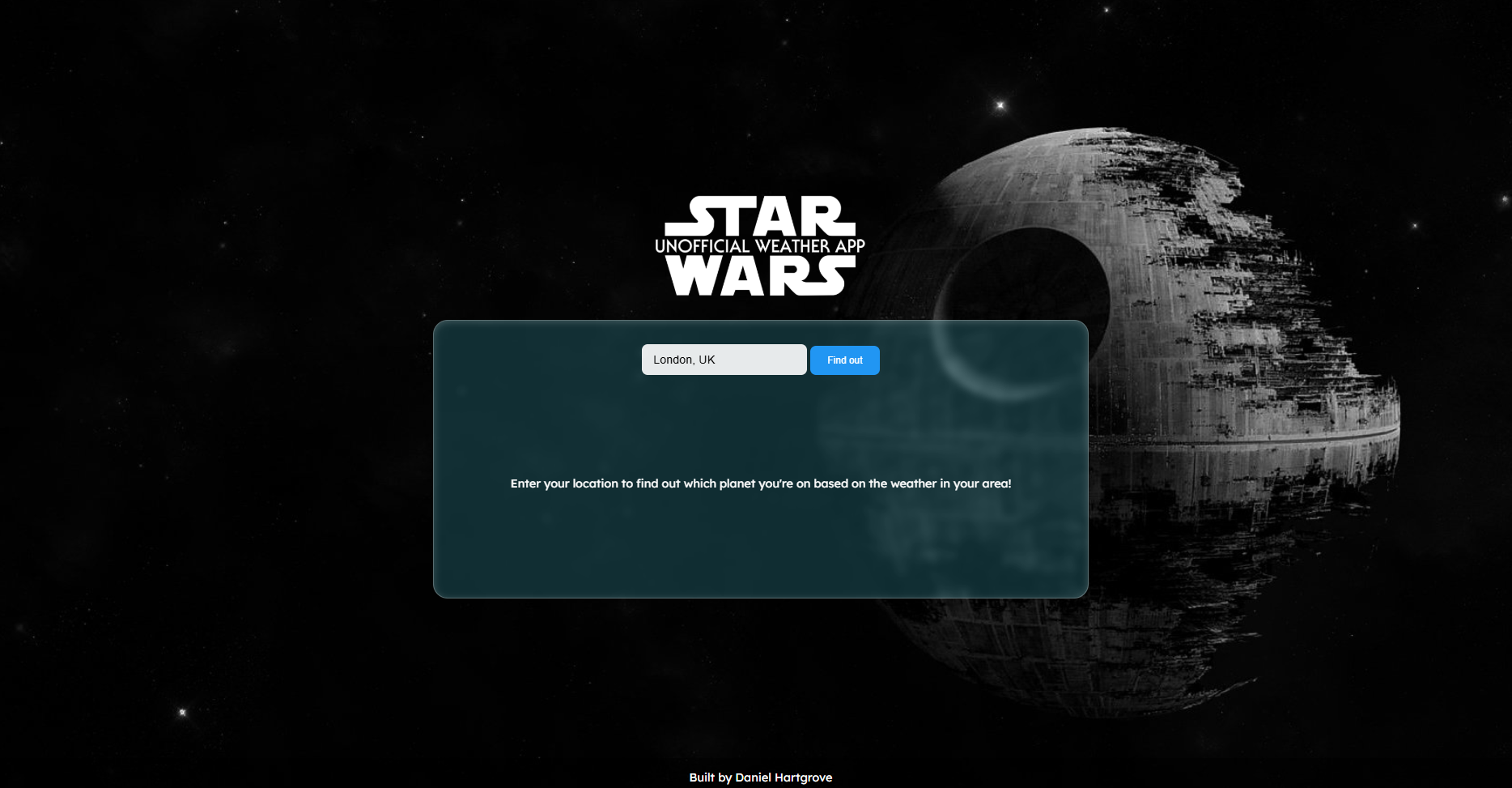 Star Wars Weather App